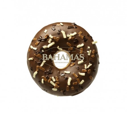 Gyűrűs Holy Choc csokoládé töltelékes fánk kakaós szórással 71g/db  48db  (LA LORRAINE)